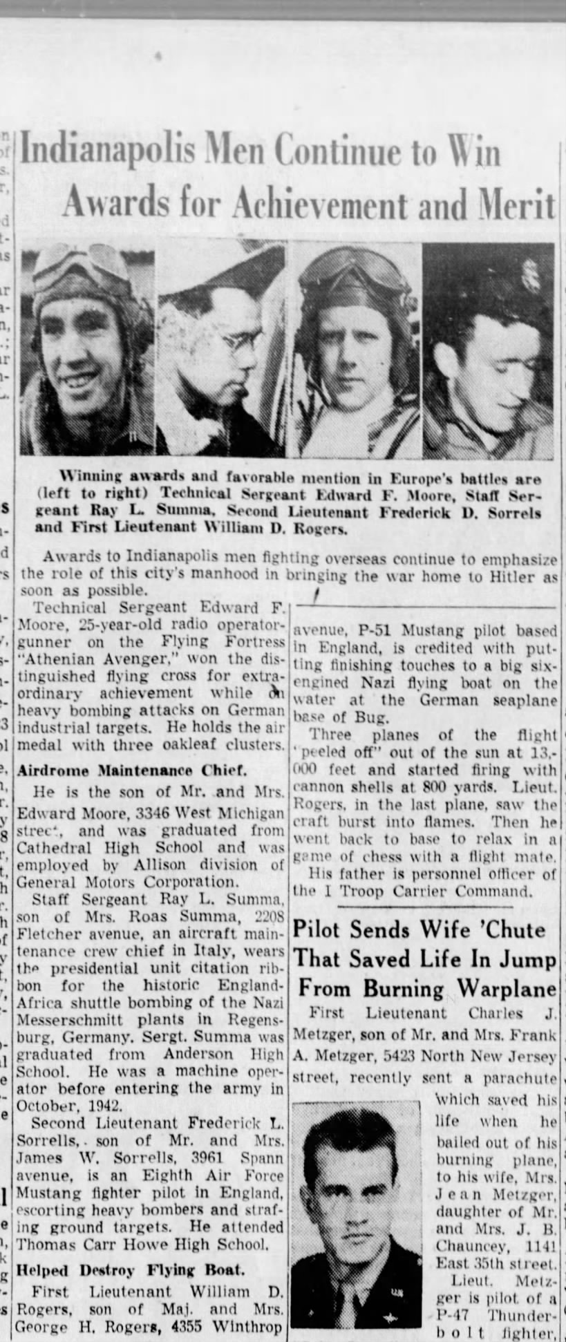 Indianapolis star 10-22-1944