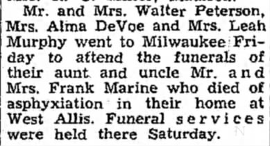 Marine Frank Isabelle article 29 Dec 1947