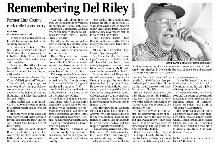 Remembering Del Riley/Alex Paul