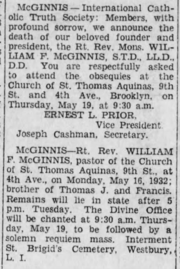 McGinnis Obituary