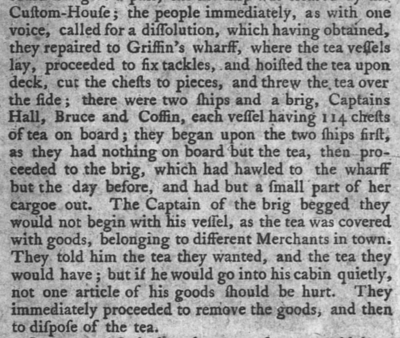 Breaking News 1773: The Boston Tea Party