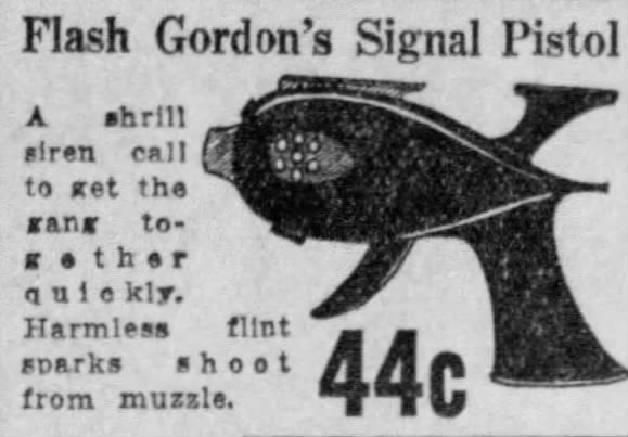 Ad for Flash Gordon's Signal Pistol