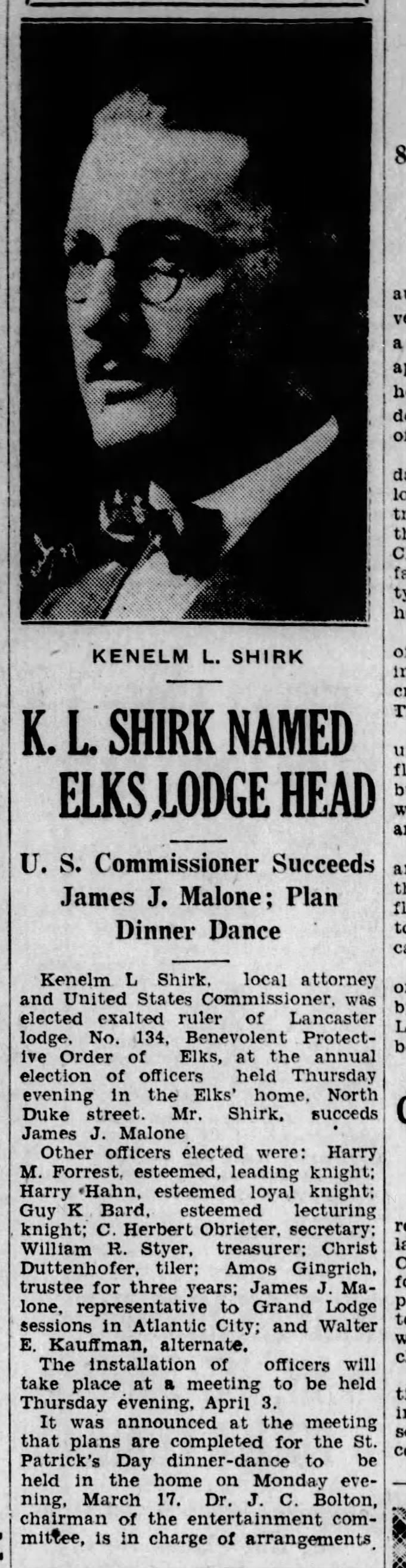 Shirk Elks Lodge