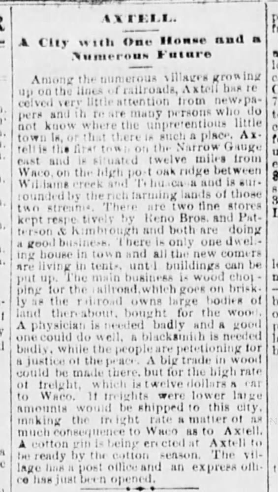 The Waco Daily Examiner (Waco, Texas) 22 Aug 1882, Tue, page 4