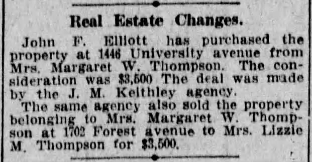 12 May 1911 Real Estate