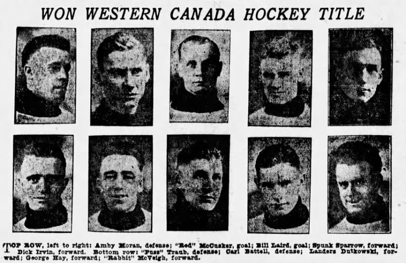Won Western Canada Hockey Title (Regina Capitals)