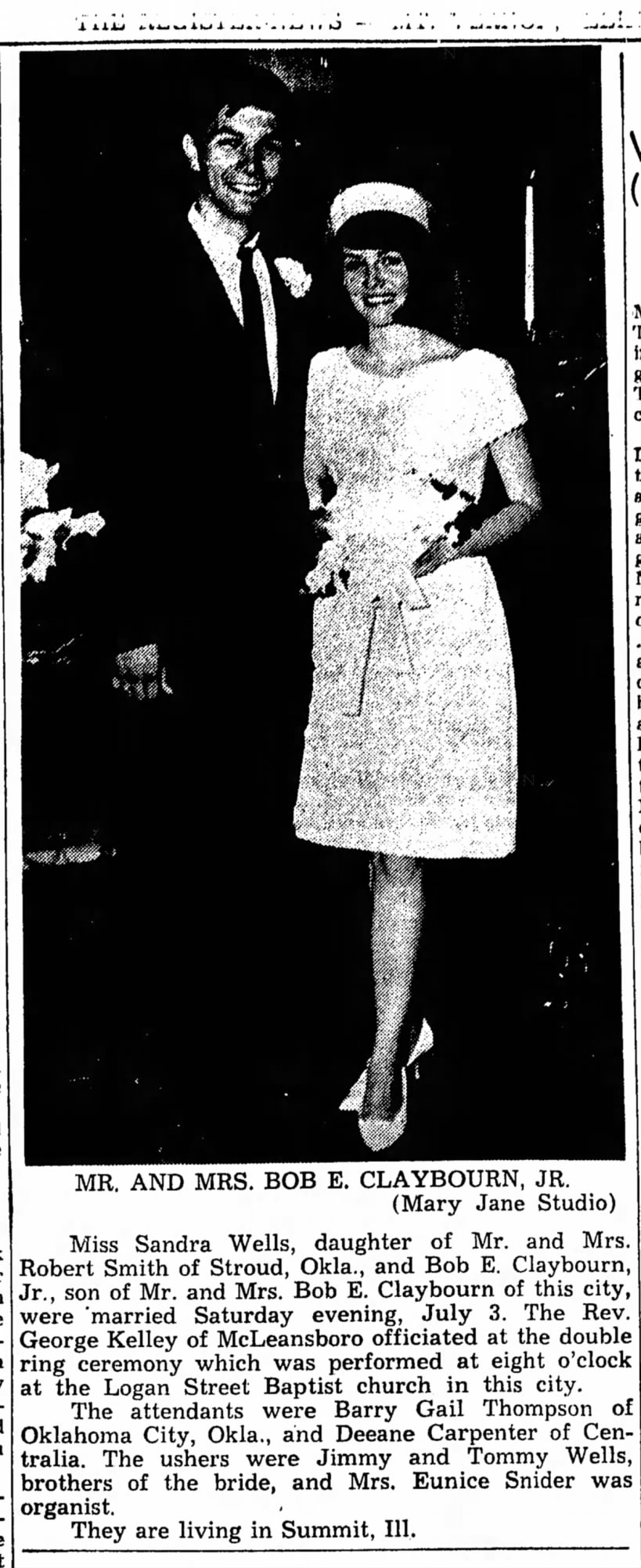 1965Aug10-BobEClaybournJr-wedding