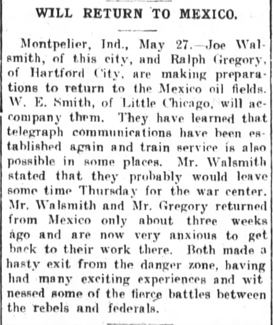 Fort Wayne Sentinel, Wednesday, May 27, 1914