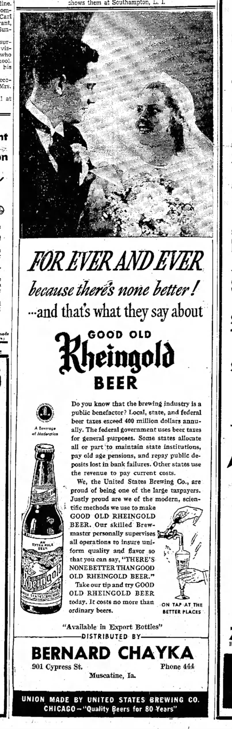 Beer add 13 June 1940