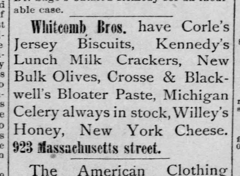 1 Oct, 1889
Willey's Honey
