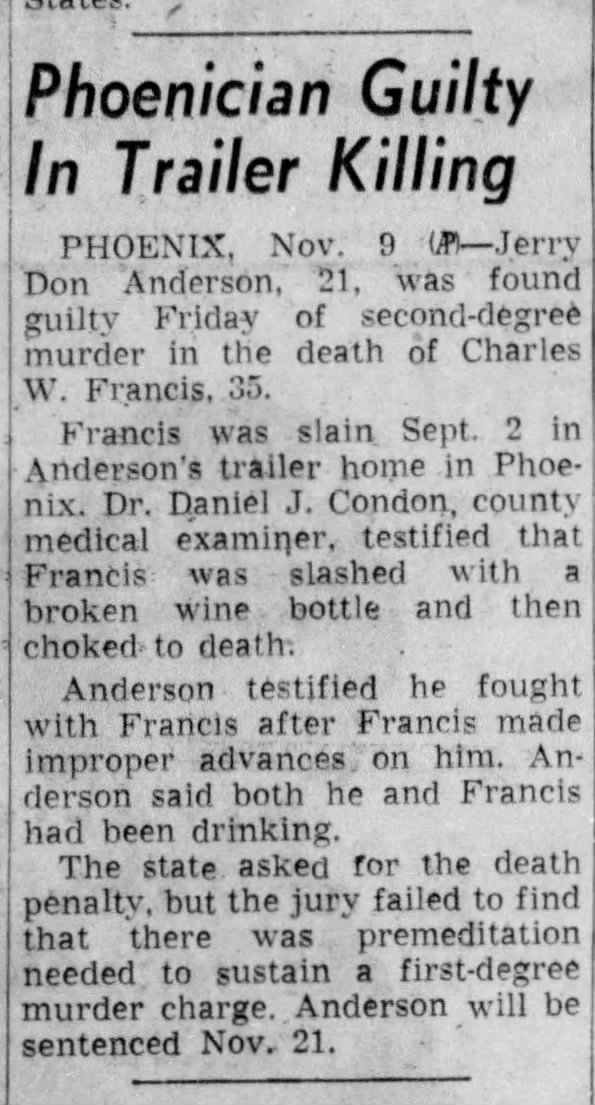 Charles W. Francis Murder trial 3