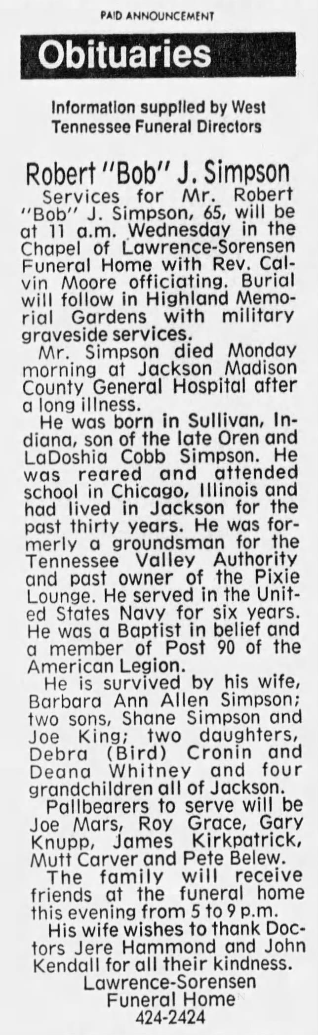 The Jackson Sun
December 8 1992
page 5