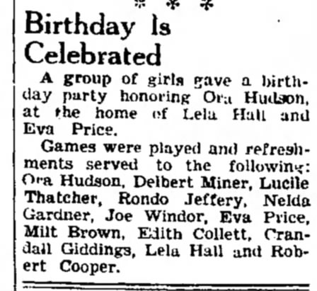 1937 May23 B'day party