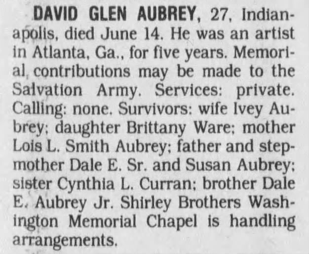 David_Glen_Aubrey-Obituary