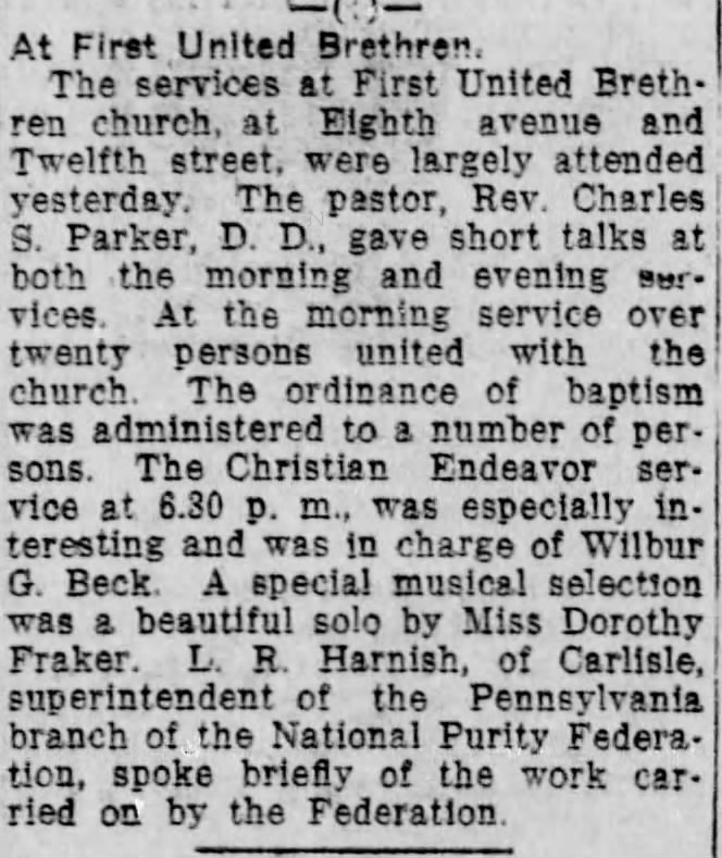 Wilbur_Beck_Christian_Endeavor_Altoona_Tribune_20_March_1916
