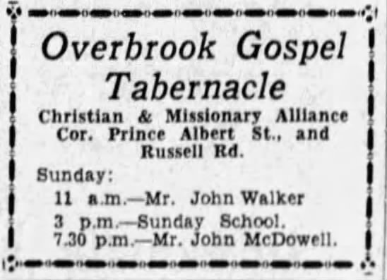 Overbrook Gospel Tabernacle