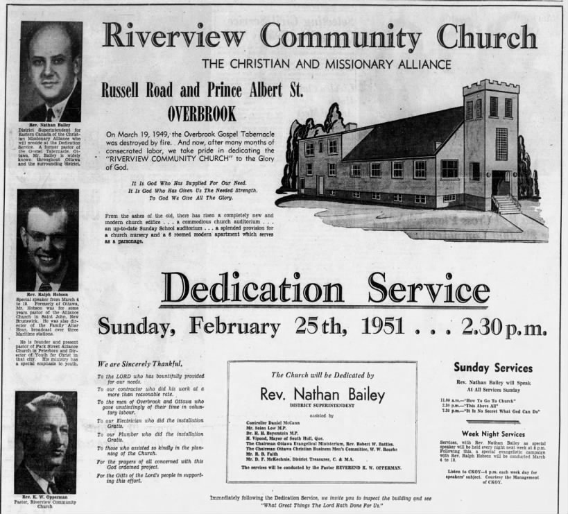 Riverview Community Church opens