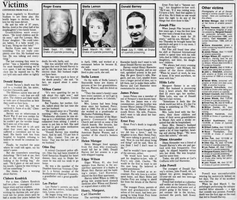 Donald Harvey Victims pt 2 - Newspapers.com™