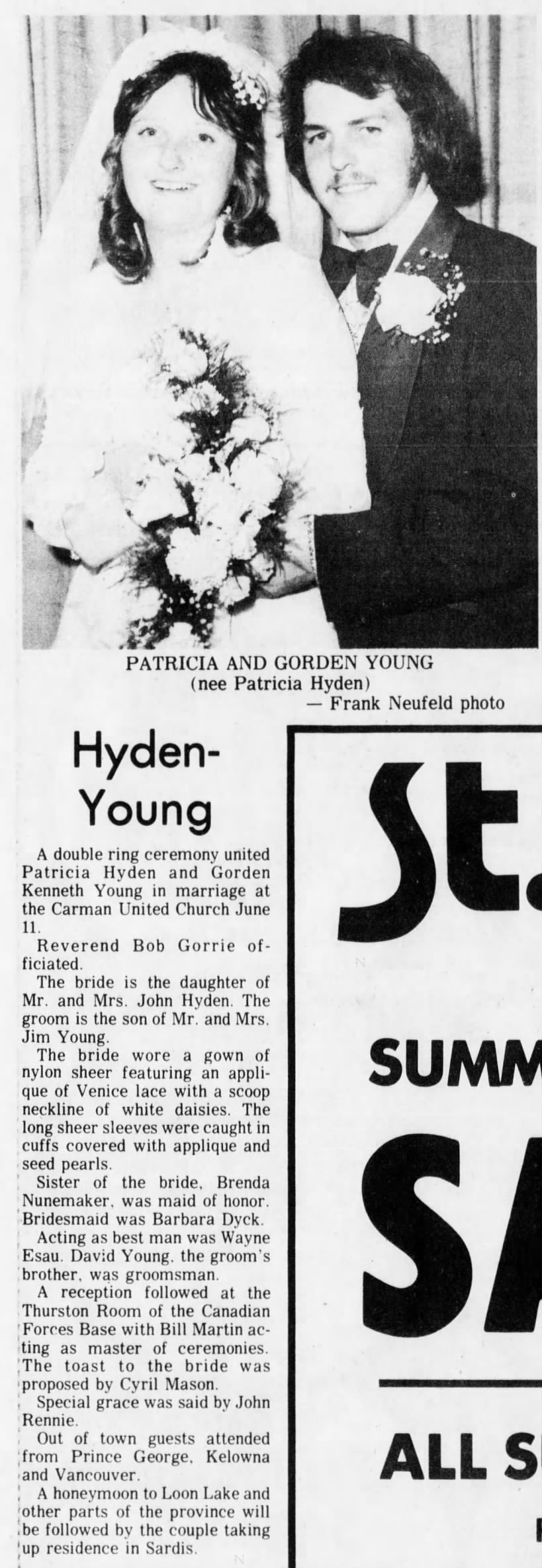1977 June 22 - Wedding