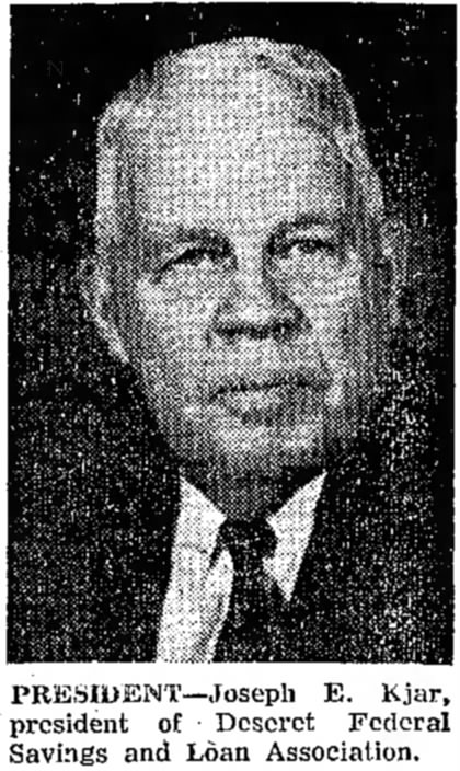Joseph Edward Kjar, ca 1961