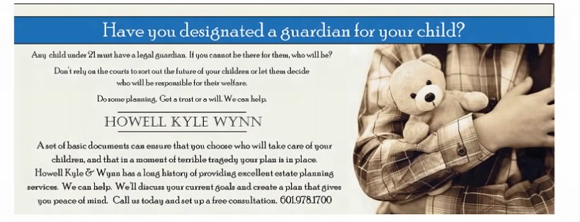 have you designated a guardian for your young child with picture with teddy bear