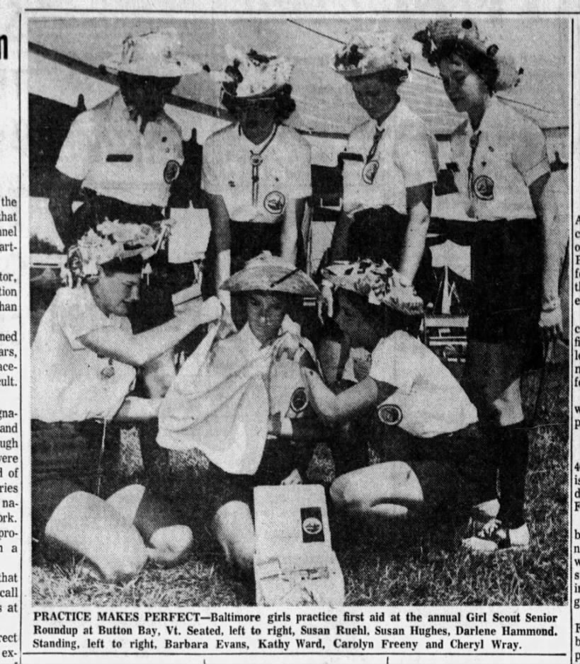 Susan Ruehl 23 Jul 1962 girl scouts