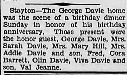 George Davie Birthday