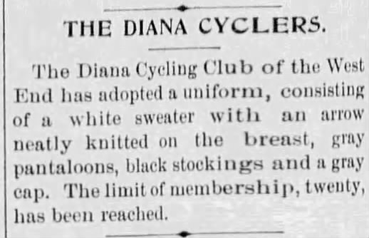 THE DIANA CYCLERS.