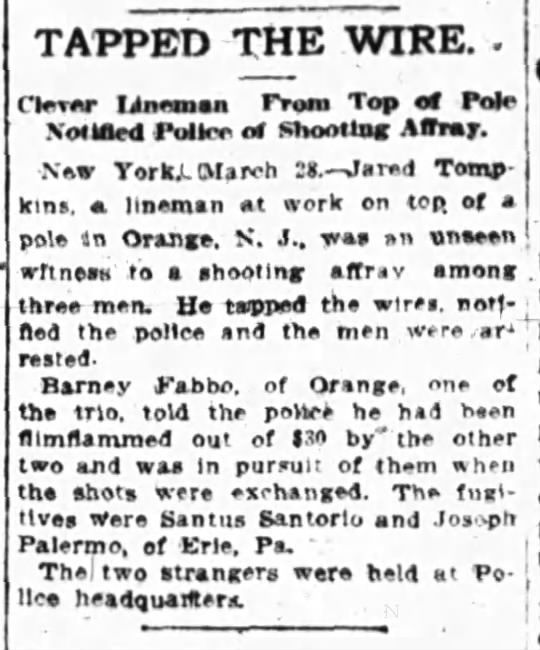 Barney Fabbo: The Ottawa Journal, Friday March 28, 1913