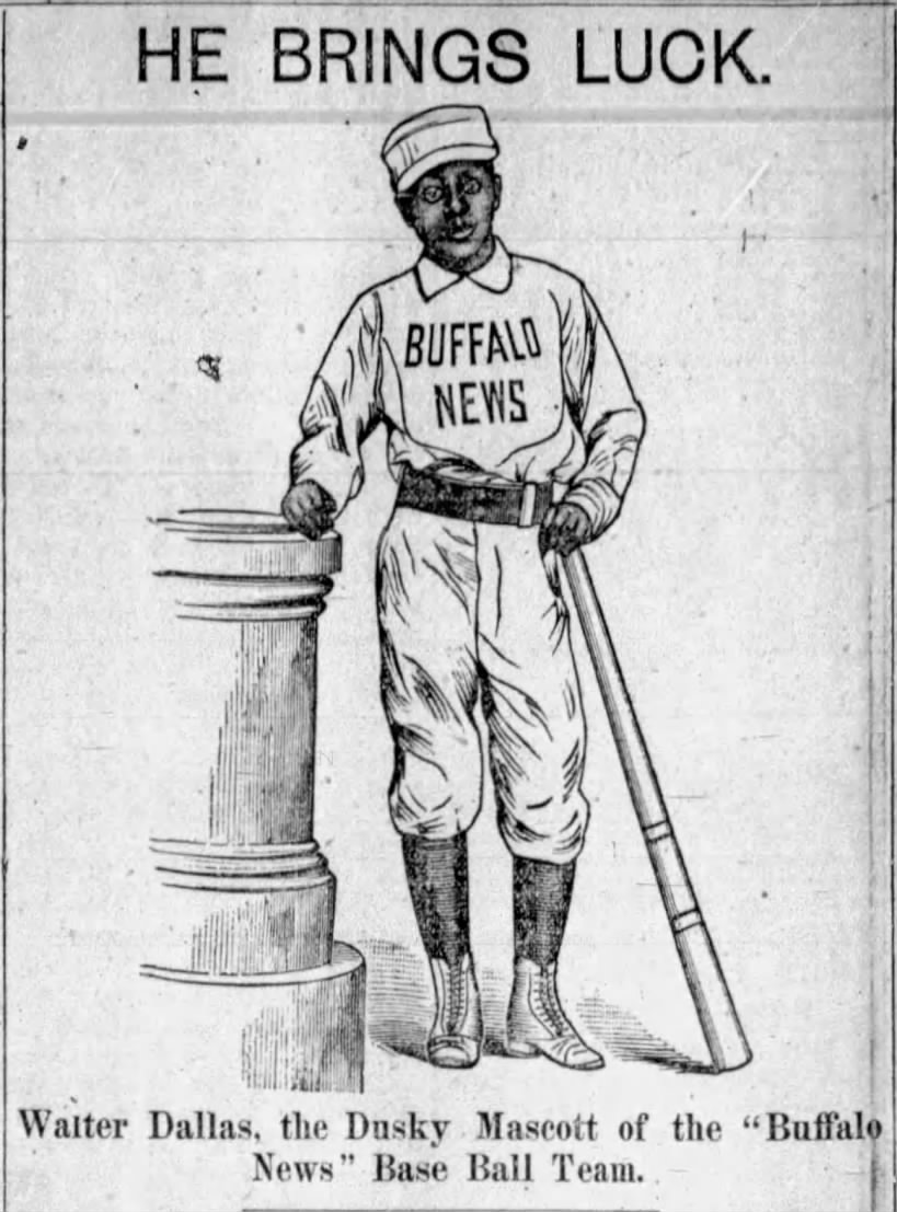 Walter Dallas Buffalo Evening News, May 28, 1888