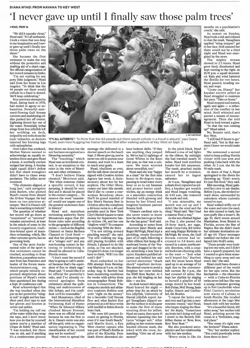 Diana Nyad defends her swim (page 2)