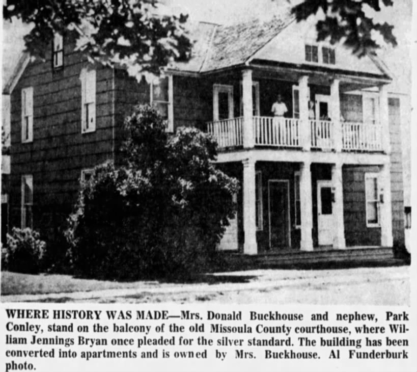 WILLIAM BUCK HOUSE THE GREAT FALLS TRIBUNE GREAT FALLS MONTANA 15 AUG 1961 TUE PAGE 5
