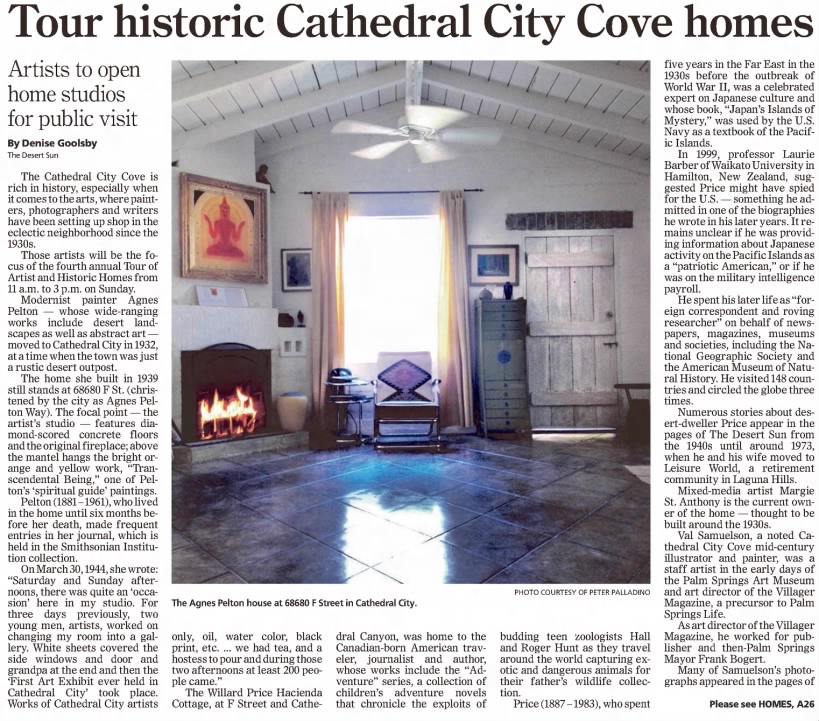 Historic Cathedral City Home Tour, Feb 8, 2015.