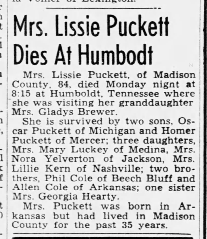 The Jackson Sun (Jackson, Tennessee)
    24 Jul 1951, Tue
    Page 5