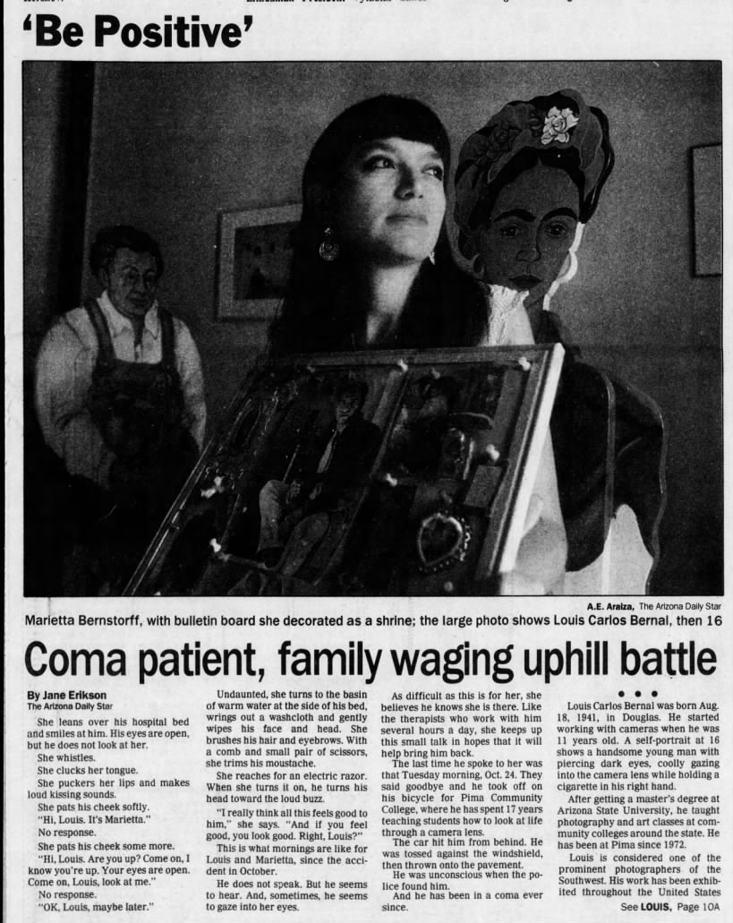Bernal; Arizona Daily Star (Tucson, Arizona), 15 April 1990