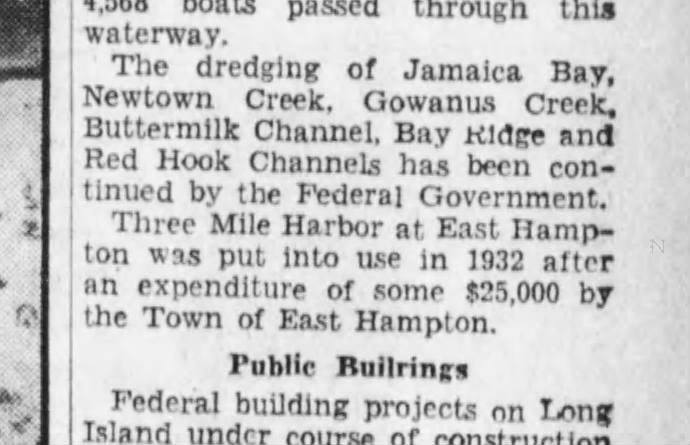 Dredge - Gowanus Bay - 1932, October 26