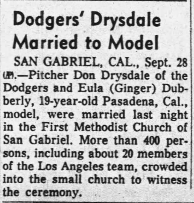 Marriage of Dubberly / Drysdale