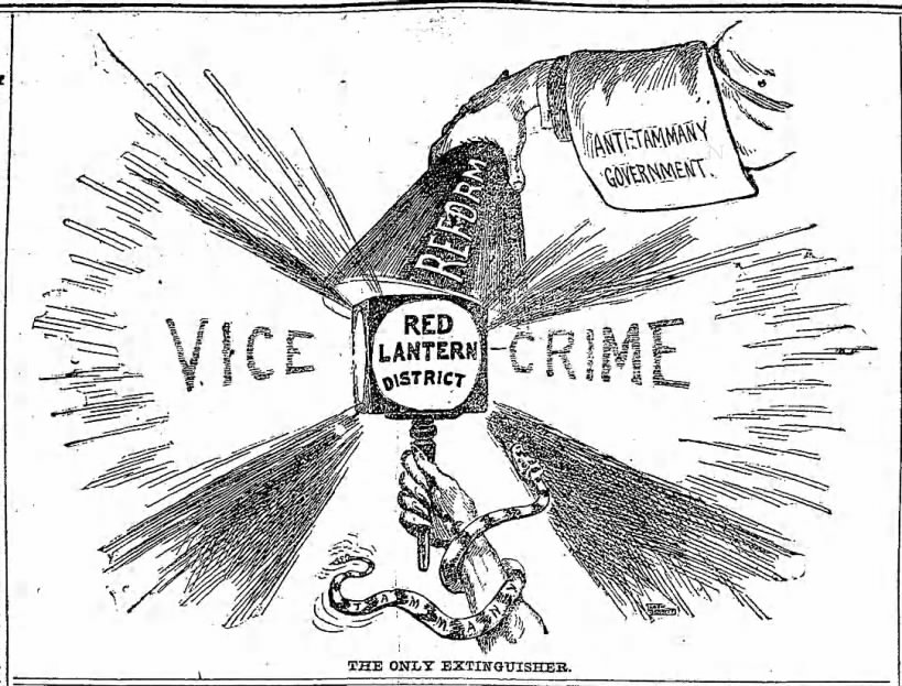 cartoon vice & crime 27 Nov 1900