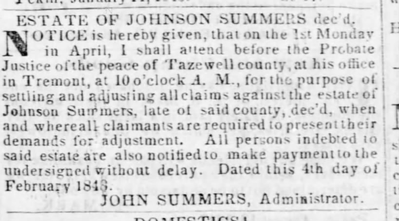 1848 Johnson Summers 