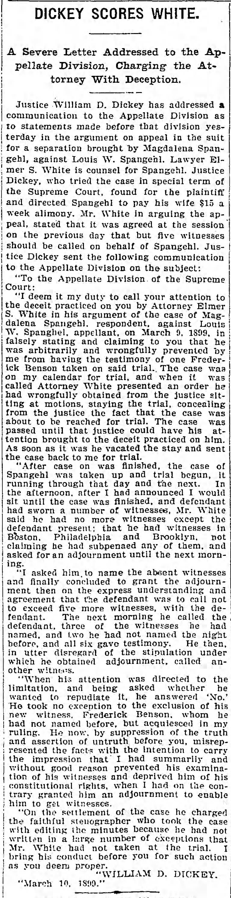10 March 1899 - Louis Spangehl divorce