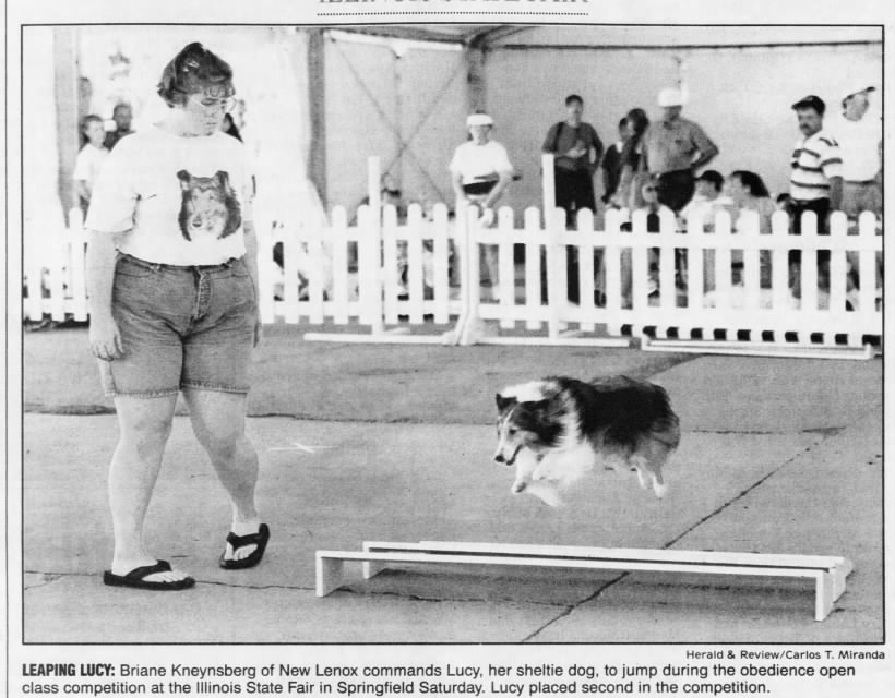 Briane Kneynsberg in Dog Show, Herald and Review