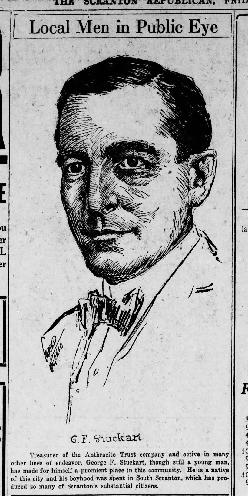 Jerry Costello Portrait of G F Stuckart Scr Rep Nov 15 1918 pg 4