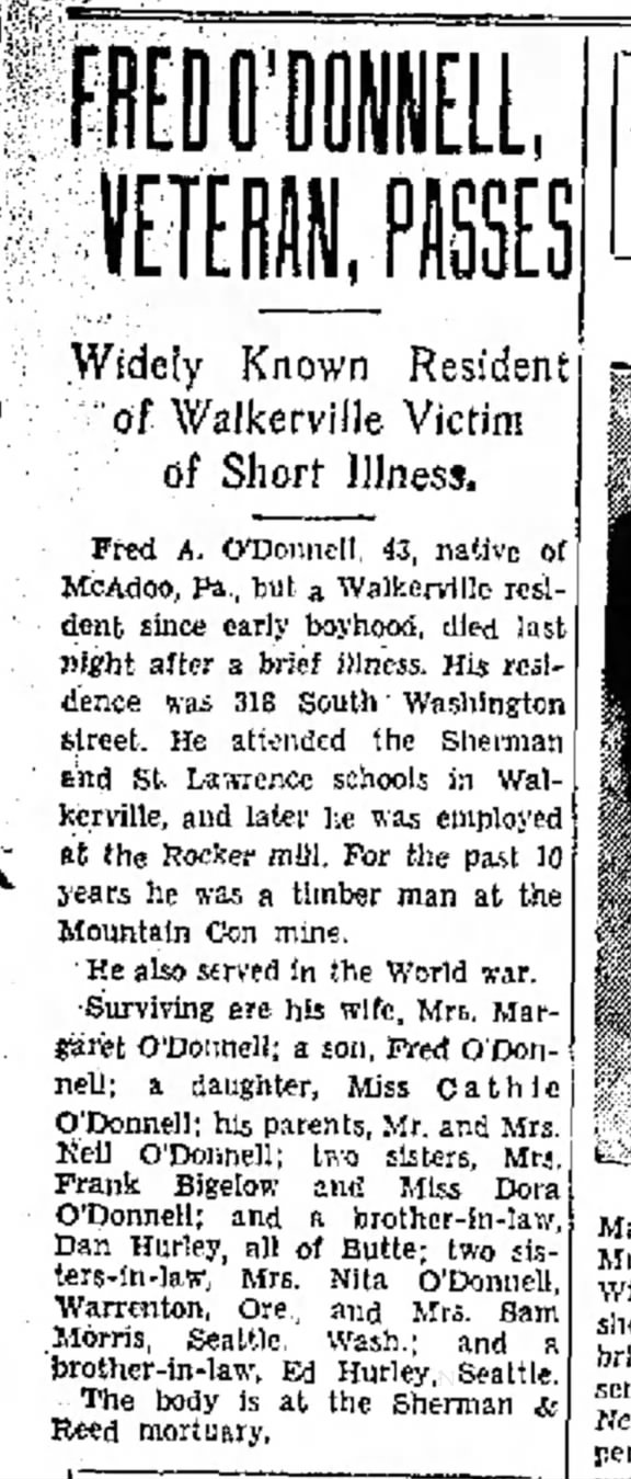 o'donnell death in montana