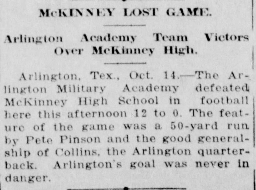 McKinney Lost Game: Arlington Academy Team Victors Over McKinney High