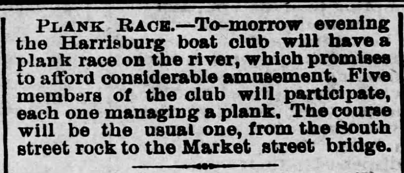 Susquehanna Plank Race - 18770703 - Telegraph - pg.4