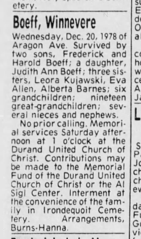 Rochester, Democrat and Chronicle December 21, 1978