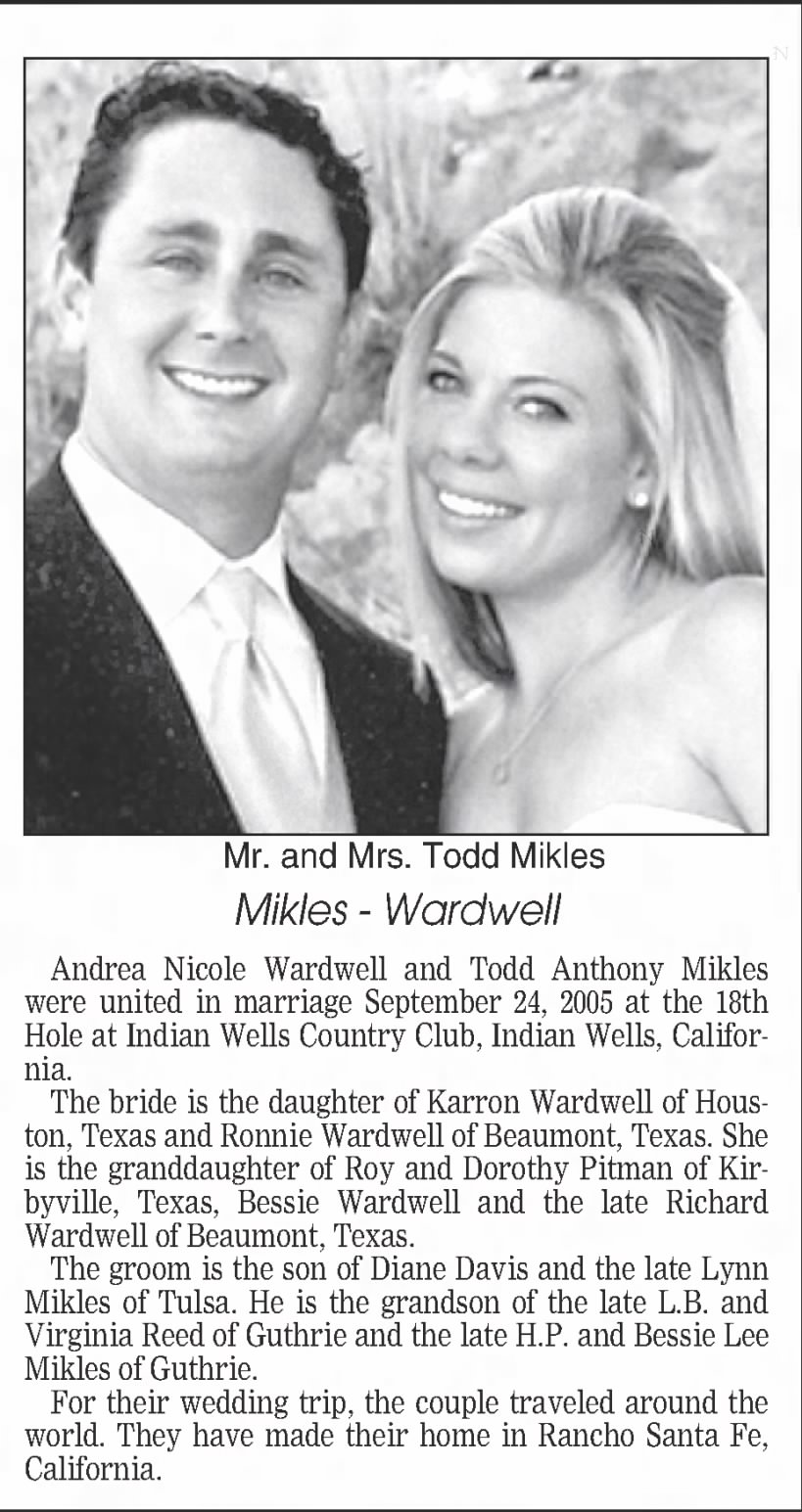 Mikles and Wardwell Wedding