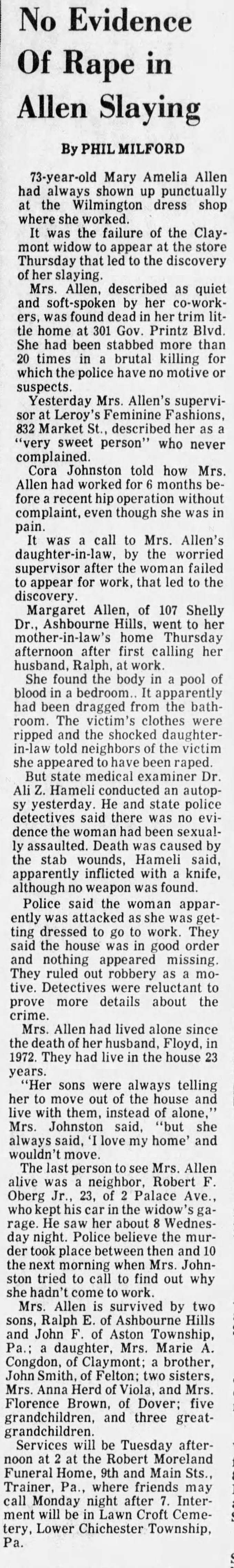 Murder of Mary Allen