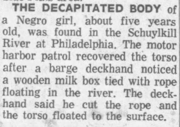 May 3, 1962 Philadelphia Jane Doe