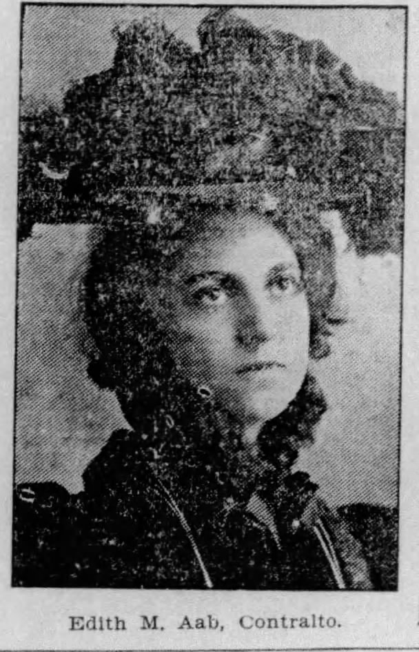 Aab Edith May Poträt 1900